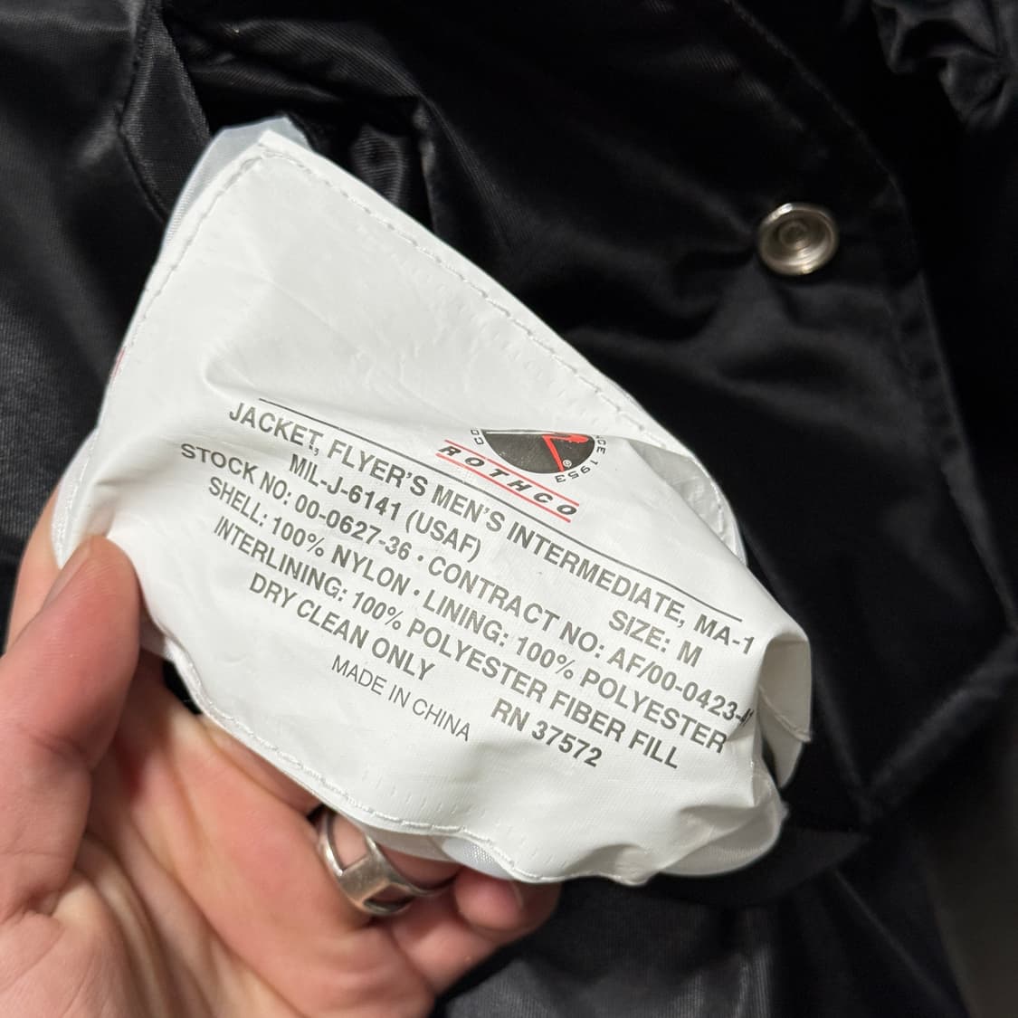 로스코 리버시블 ma-1 플라이트 봄버 자켓 상품이미지5