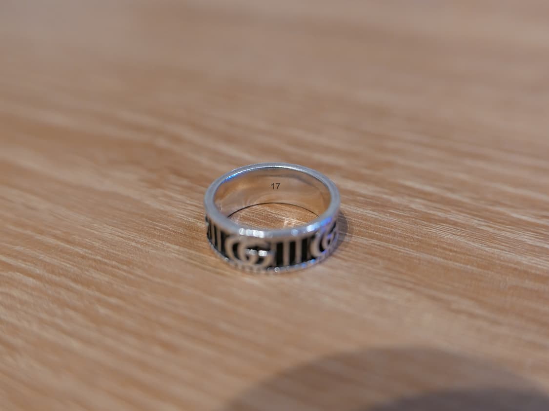 구찌 더블 G링 실버 17호 상품이미지2