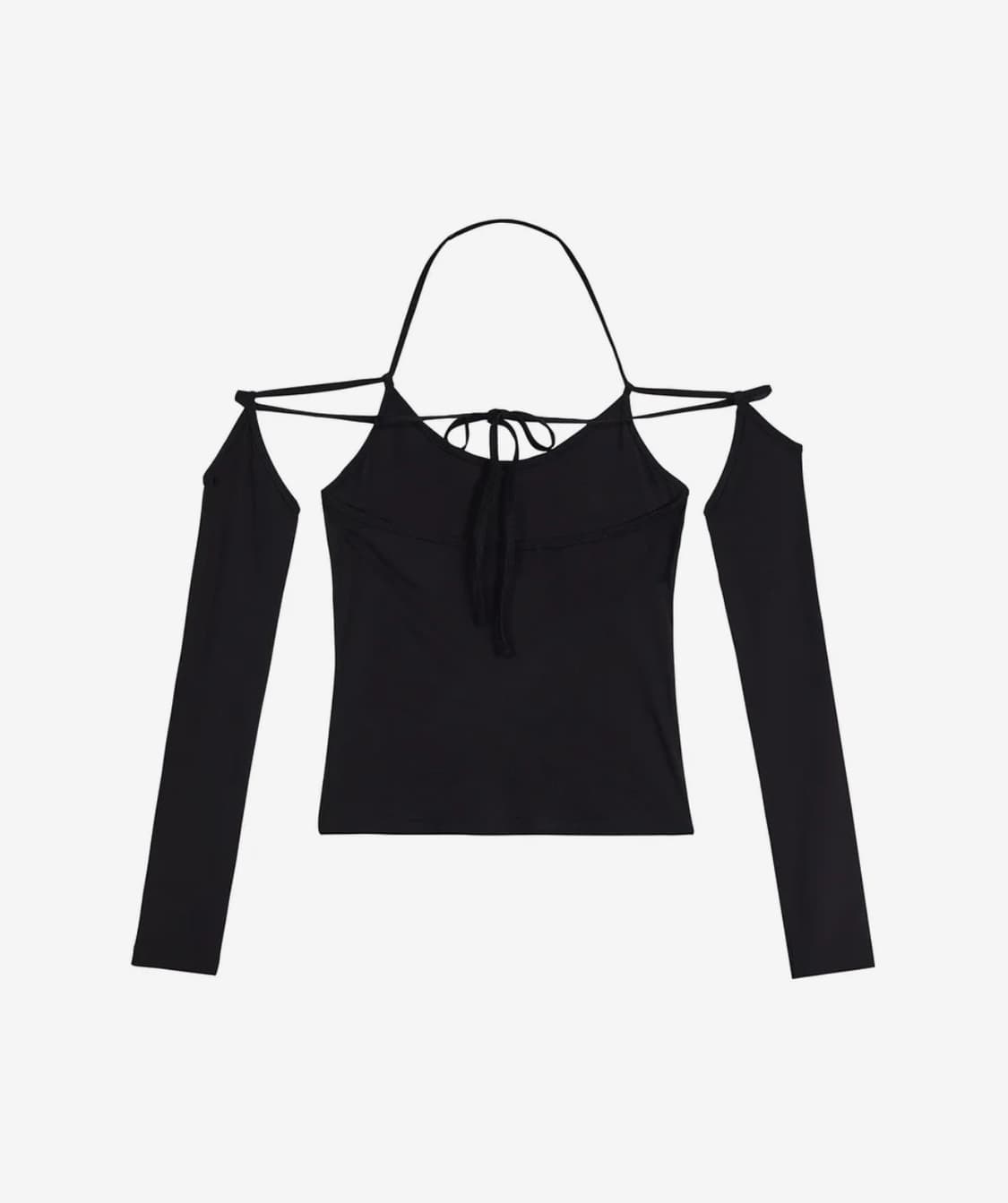 락케이크 탱크 스트링 탑 긴팔 민소매 티셔츠 상품이미지3