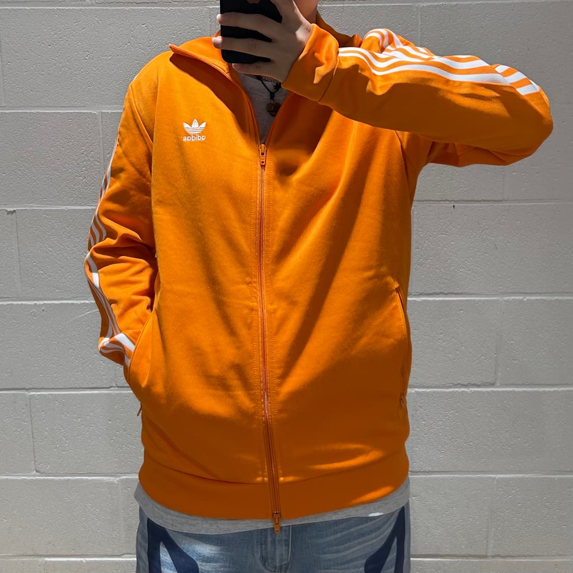 Adidas Firebird 2 zipper Jersey(Orange) 상품이미지3