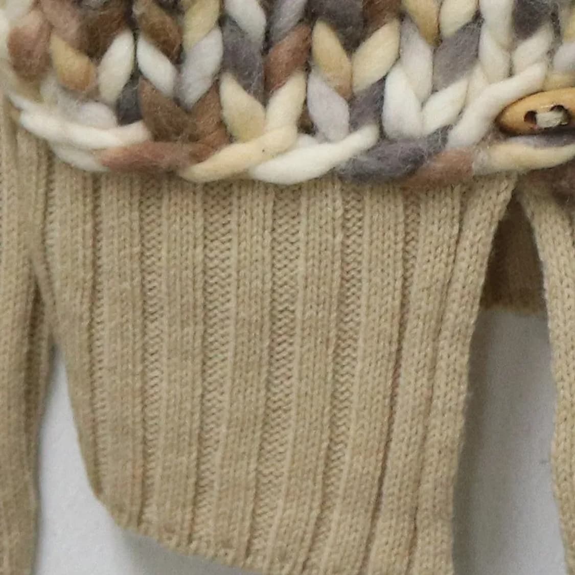 POIS 울 혼방 니트 짜임 포인트 버클 가디건 62172 상품이미지6