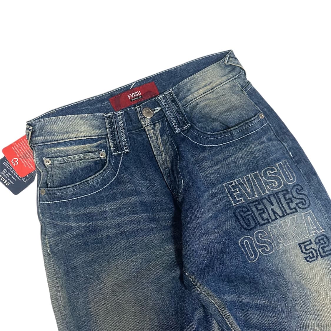 에비수 오사카 스펠아웃 백로고 워싱데님진 새상품 28 상품이미지2