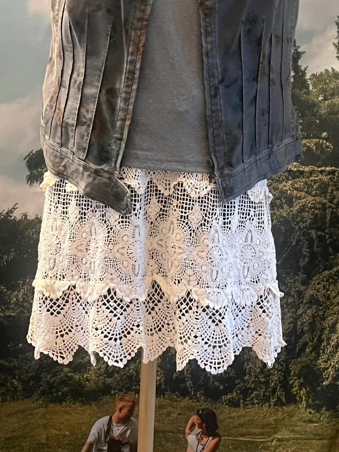 Floral Washing Cotton Charcoal Vest Char 상품이미지5