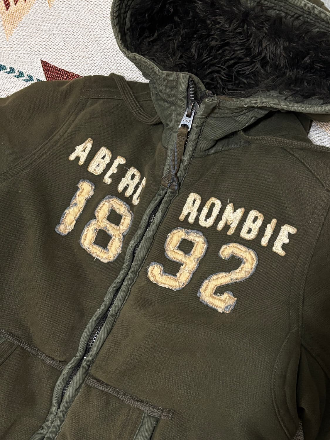 아베크롬비 울프죠 Wolf Jaw 자켓 S 상품이미지4