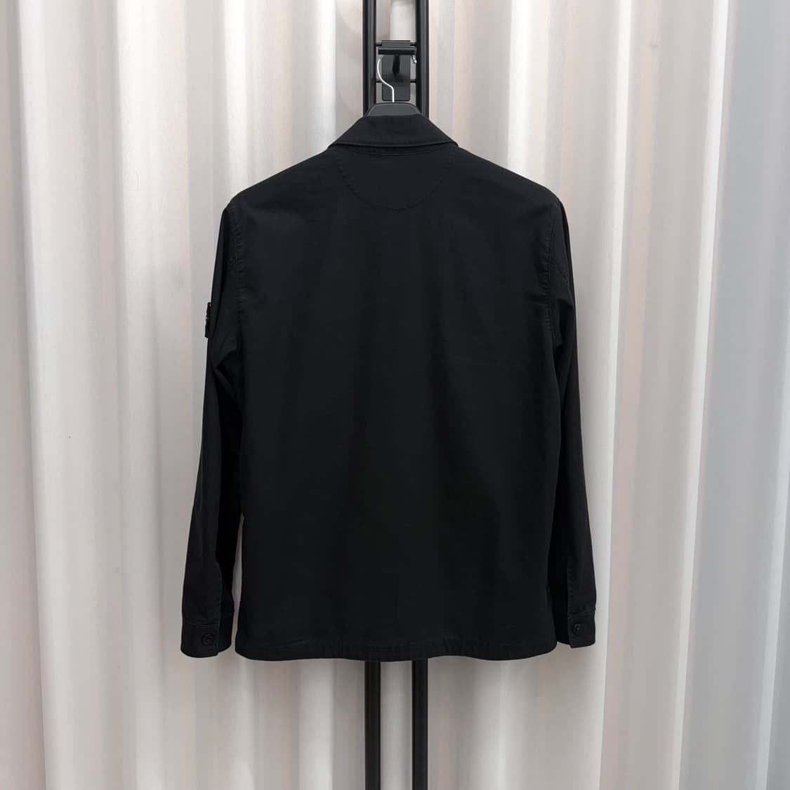 [M] 스톤아일랜드 오버셔츠 자켓 블랙 상품이미지2