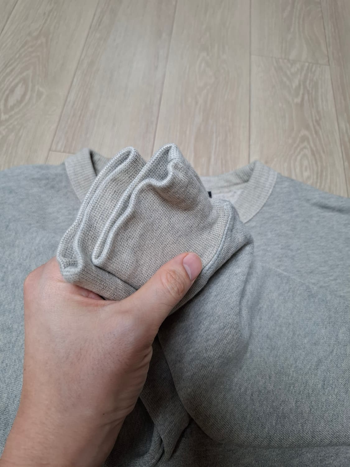 M RRL 더블알엘 로고 회색 맨투맨 티셔츠 상품이미지4