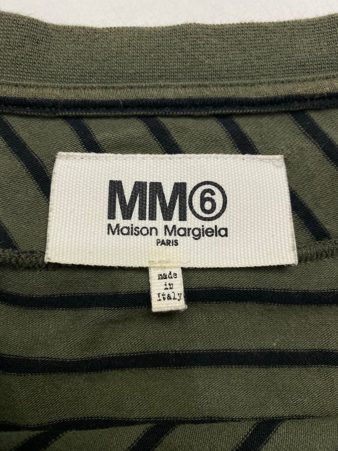 마르지엘라 스트라이프 하프 T-Shirt 상품이미지3