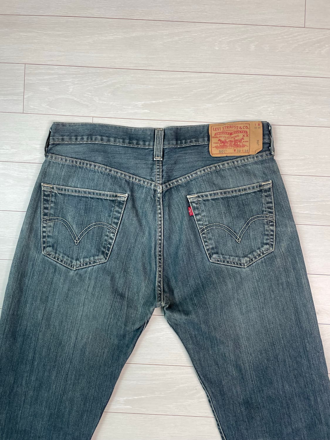 리바이스 501 인디고 데님 팬츠 상품이미지6