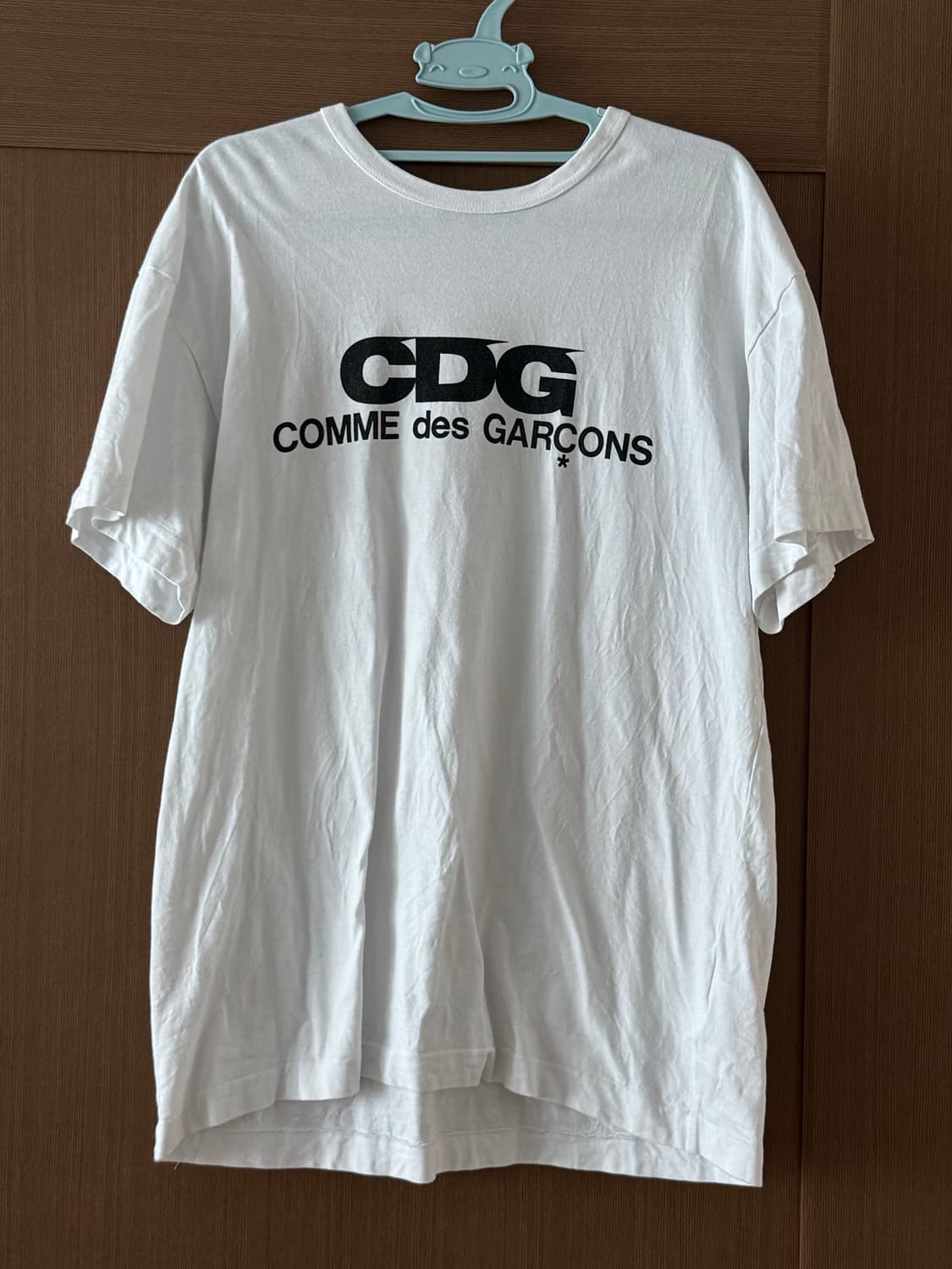 CDG 24ss 로고 티셔츠 (화이트 2XL) 상품이미지1