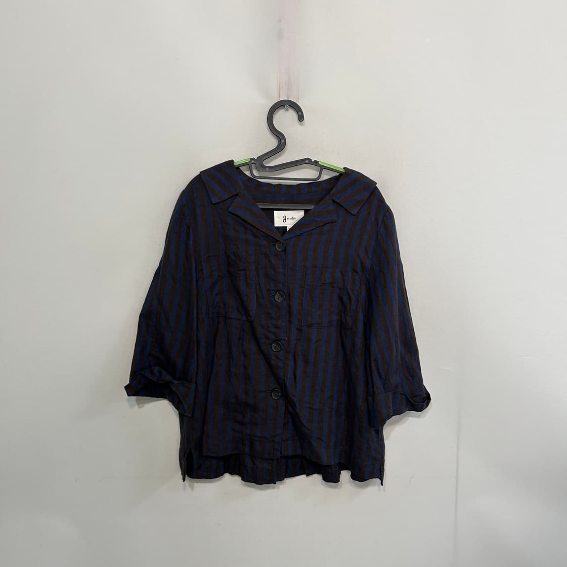 지스튜디오 2022 스트라이프 린넨 자켓 66  상품이미지1