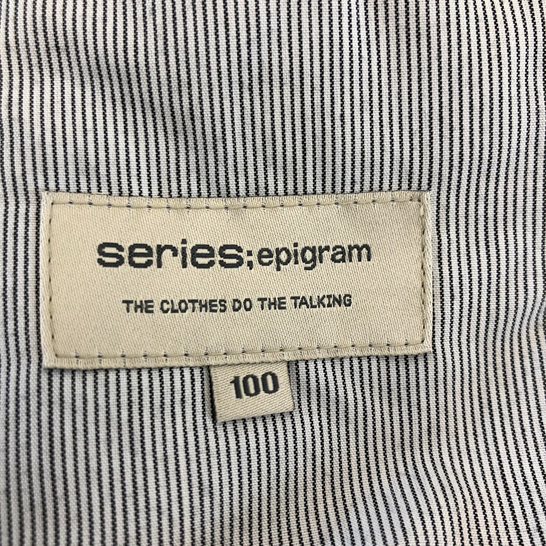 시리즈 에피그램 코튼 100% 체크자켓 95 상품이미지7