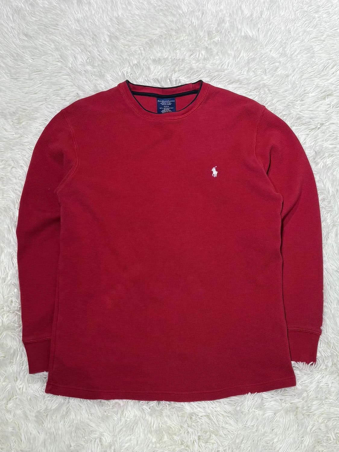 폴로랄프로렌 레드 니트 슬리브 상품이미지3