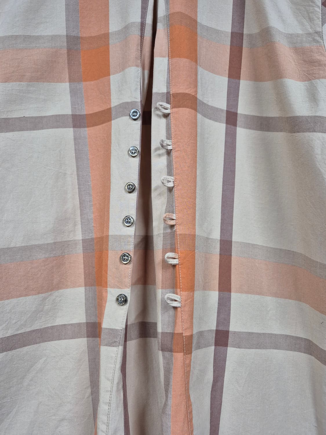 체크 루즈 블라우스 상품이미지3