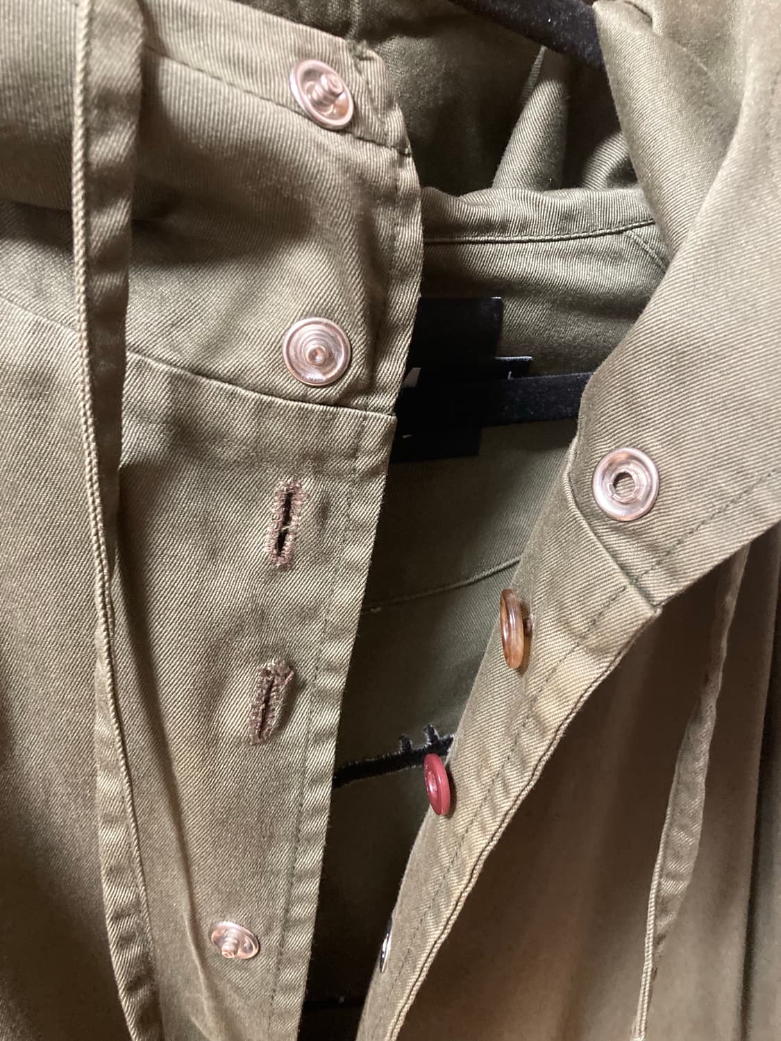 스투시 x FPAR 야상 hooded jacket L 카키  상품이미지3