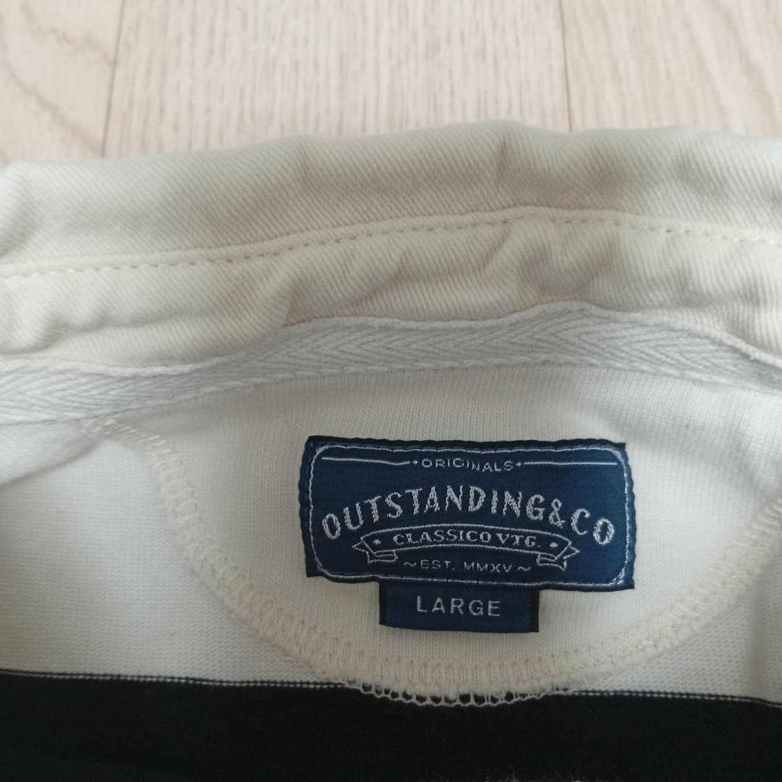 아웃스탠딩 스트라이프 럭비 티셔츠 L 상품이미지3