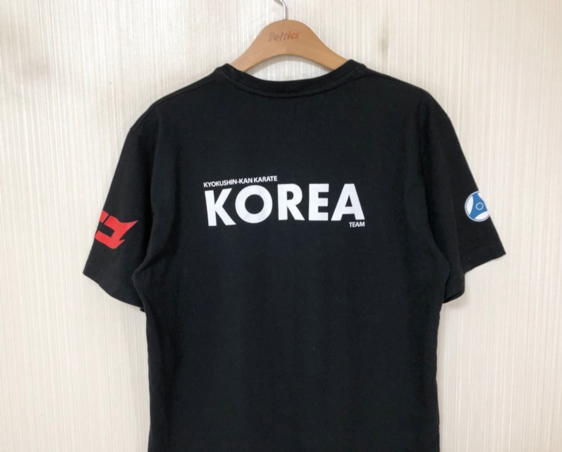 포티움 극진가라데/극진공수도 KOREA팀 티셔츠 XXL 상품이미지8