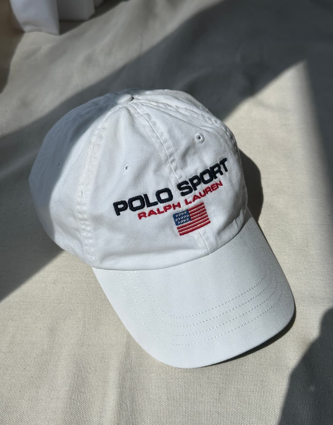 폴로스포츠 랄프로렌 볼캡 화이트 상품이미지1