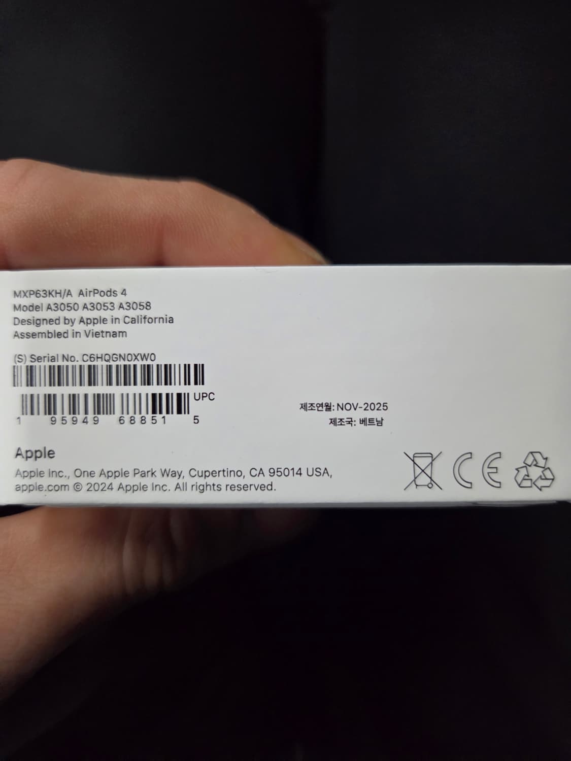 에어팟4세대 미개봉 노캔x 상품이미지3