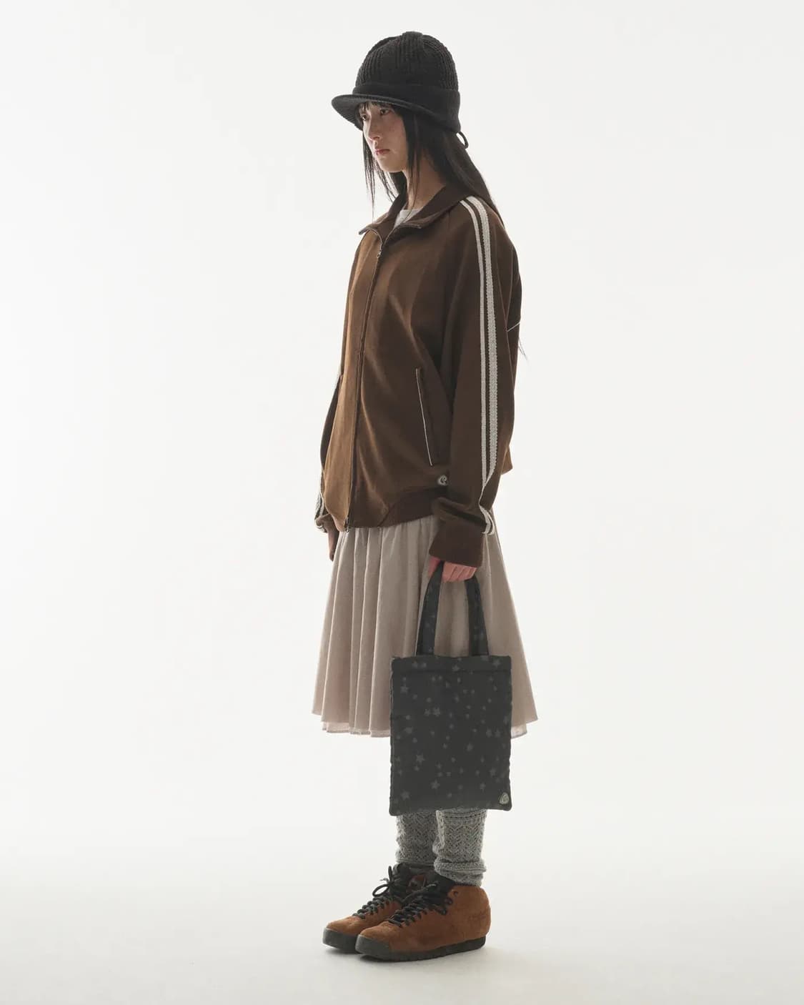 코이세이오 레이스 트랙 자켓 브라운 2사이즈 상품이미지5