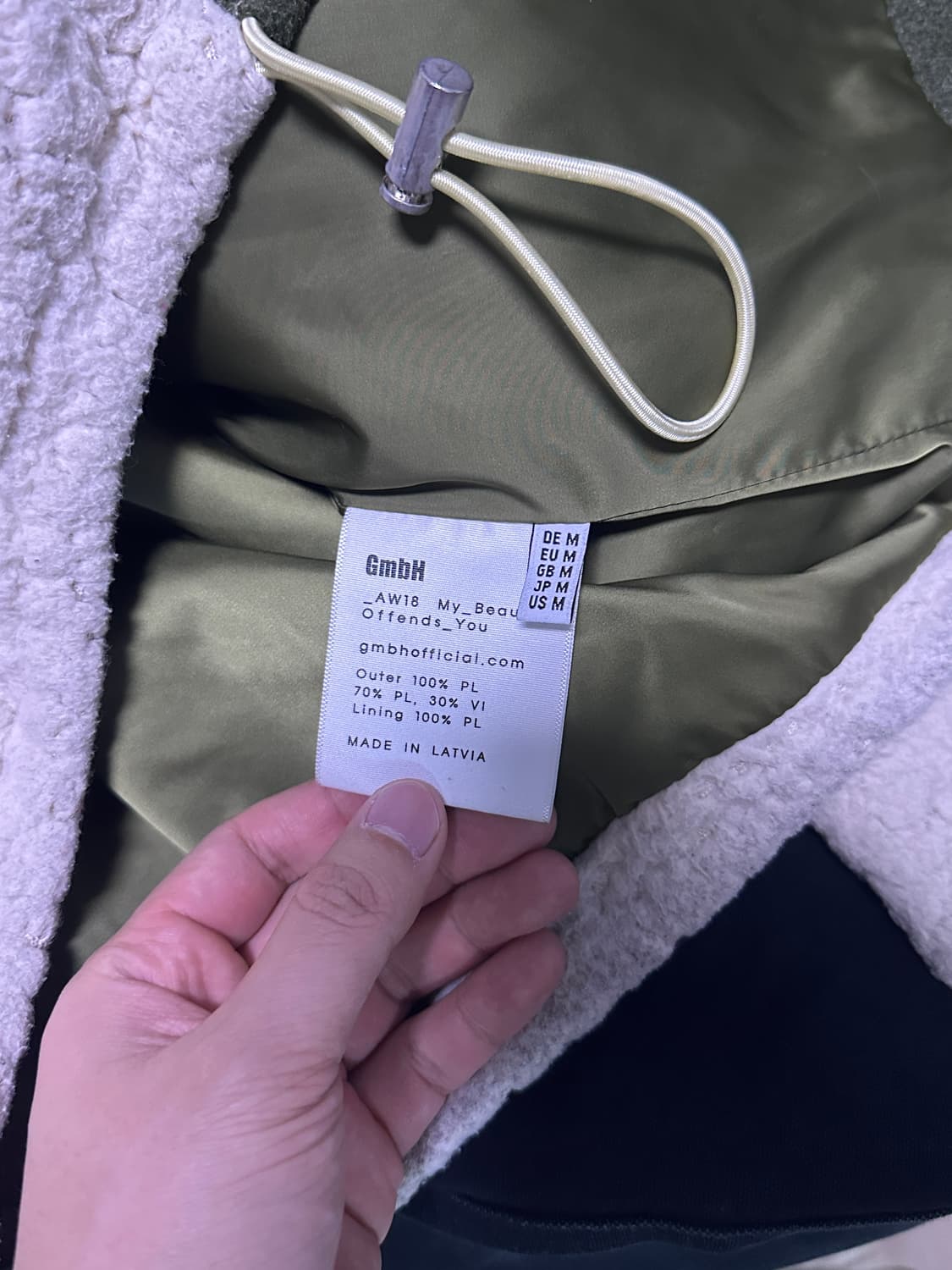 [M] GMBH 시어링 플리스 재킷 상품이미지7