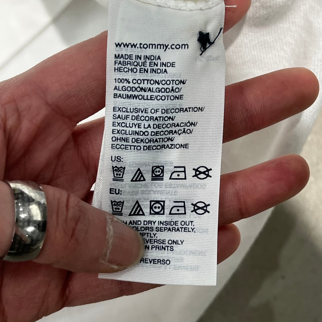 타미힐피거 프린팅 반팔카라티 s10865 상품이미지7