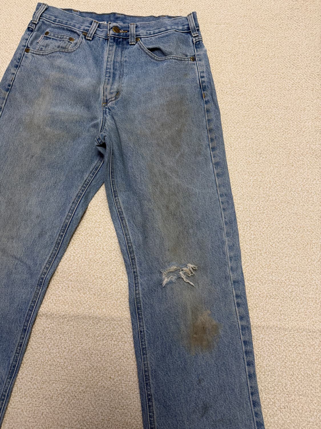 Carhartt B18 STW Denim Jeans 32X34 상품이미지4