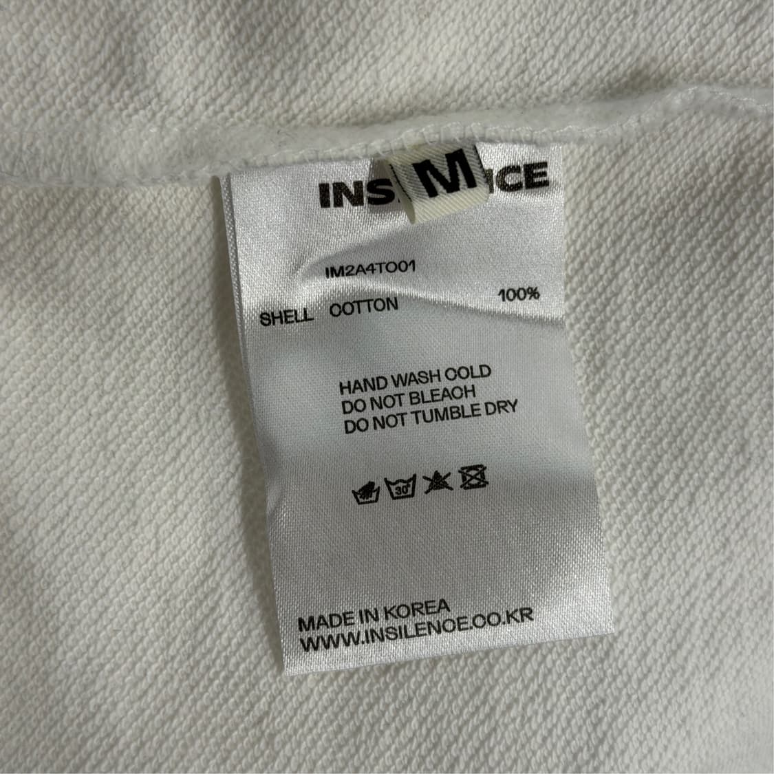 [M] 인사일런스 오버핏 롱슬리브 긴팔티 상품이미지5