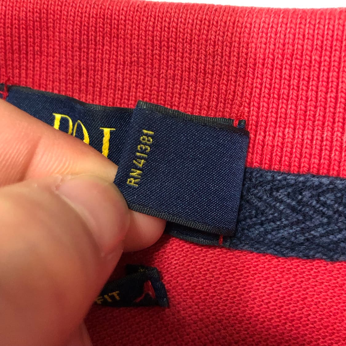 폴로 랄프로렌 빅포니 레드 롱슬리브 상품이미지5