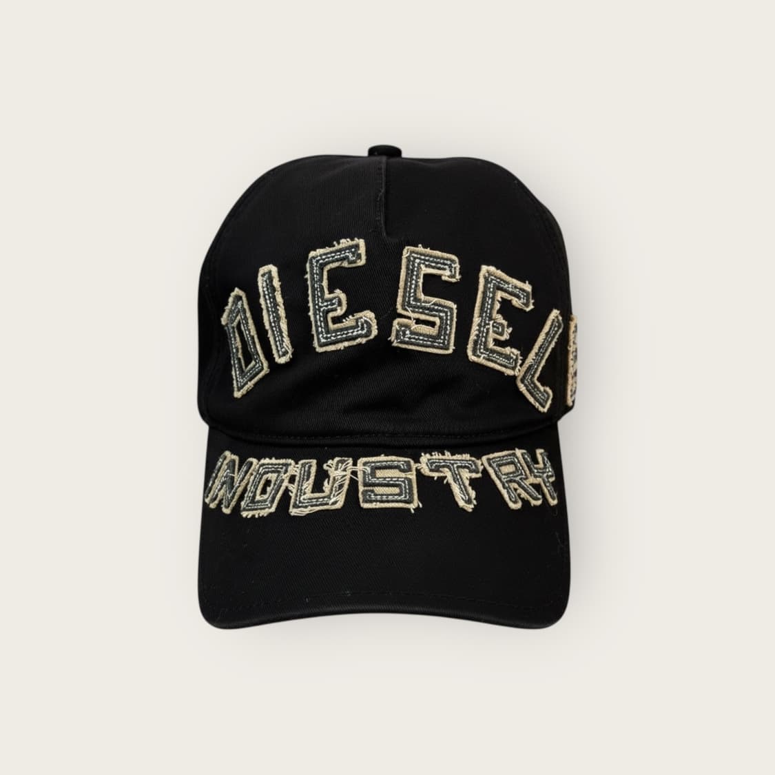 디젤 00AW 인더스트리 자수 데미지 볼캡 상품이미지1