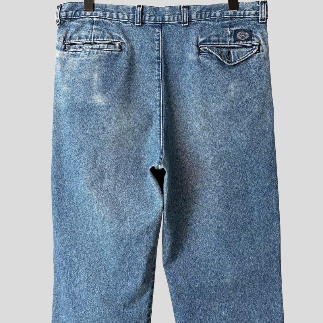 (34)80-90s JCPenney 투턱 와이드 데님팬츠 상품이미지7