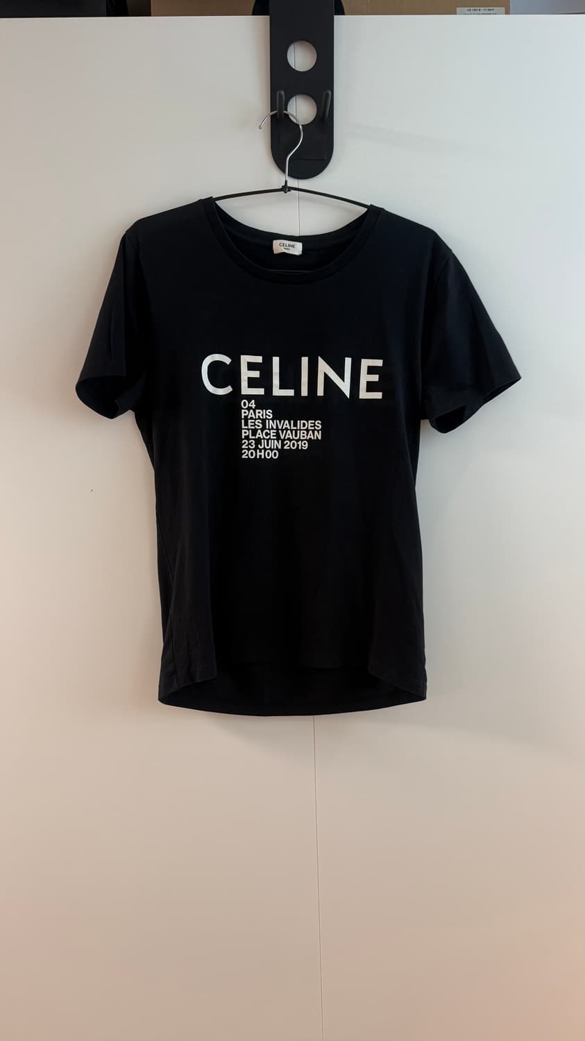 Celine 셀린느 쇼인비테이션 블랙  반팔티셔츠 상품이미지1
