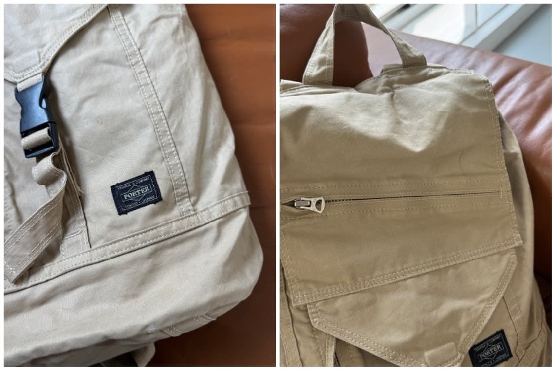 Porter Cube rucksack(beige) 상품이미지5
