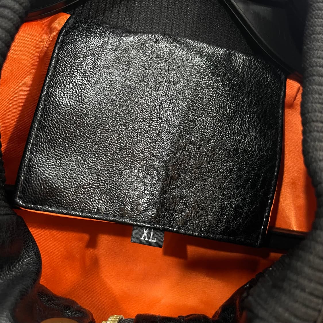 Black Military Leather Jacket 상품이미지9