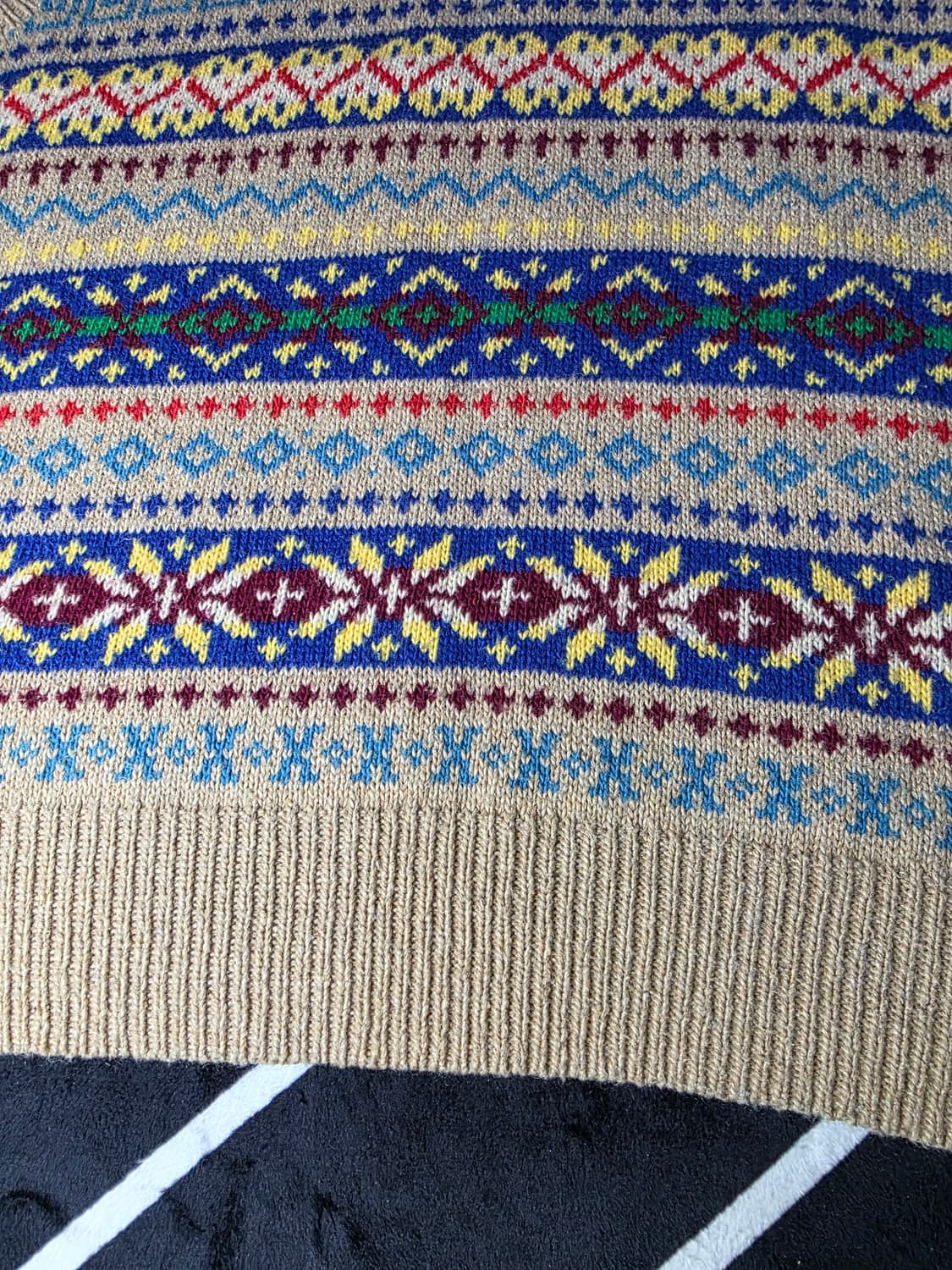 폴로 랄프로렌 페어아일 베스트 M 실측 S 상품이미지7