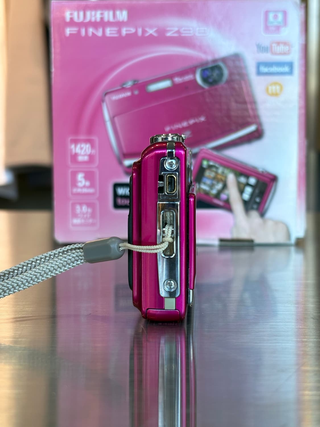 풀박)후지필름 파인픽스 z90 핑크 빈티지디카 상품이미지5