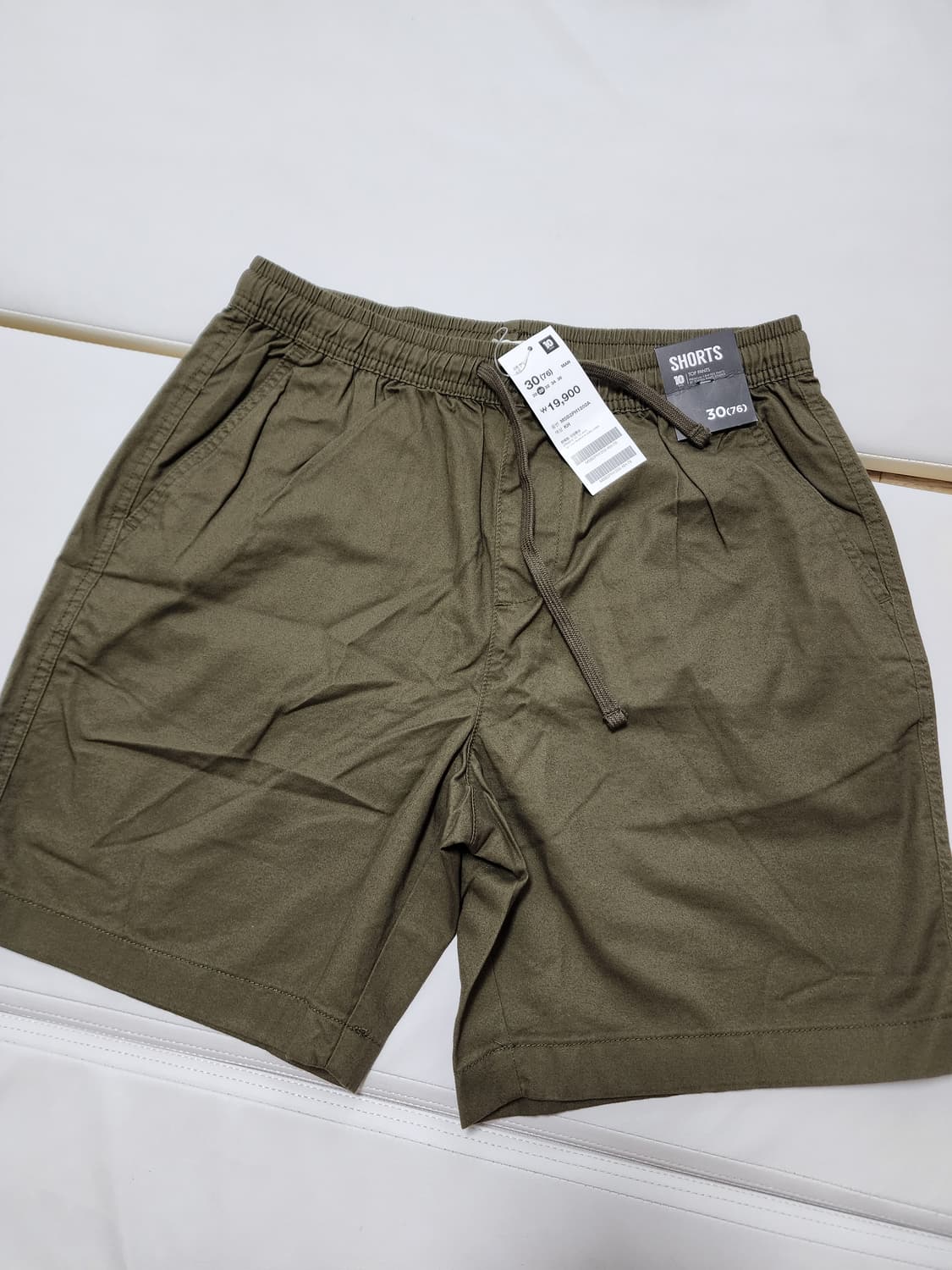 탑텐밴딩반바지30사이즈카키 상품이미지1