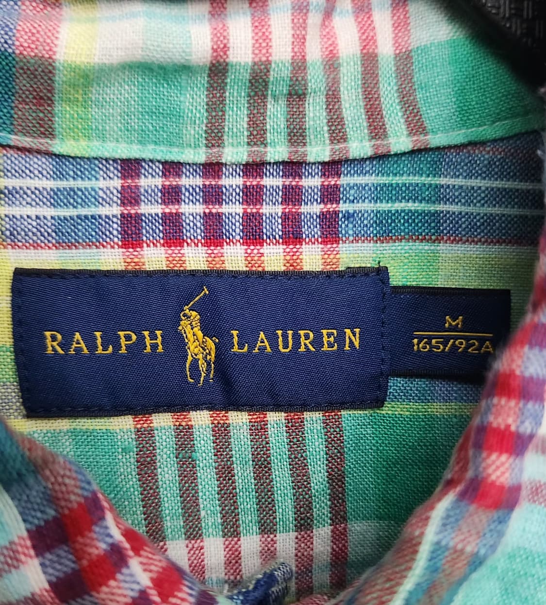 폴로랄프로렌 95 체크셔츠 린넨셔츠 마셔츠 상품이미지3