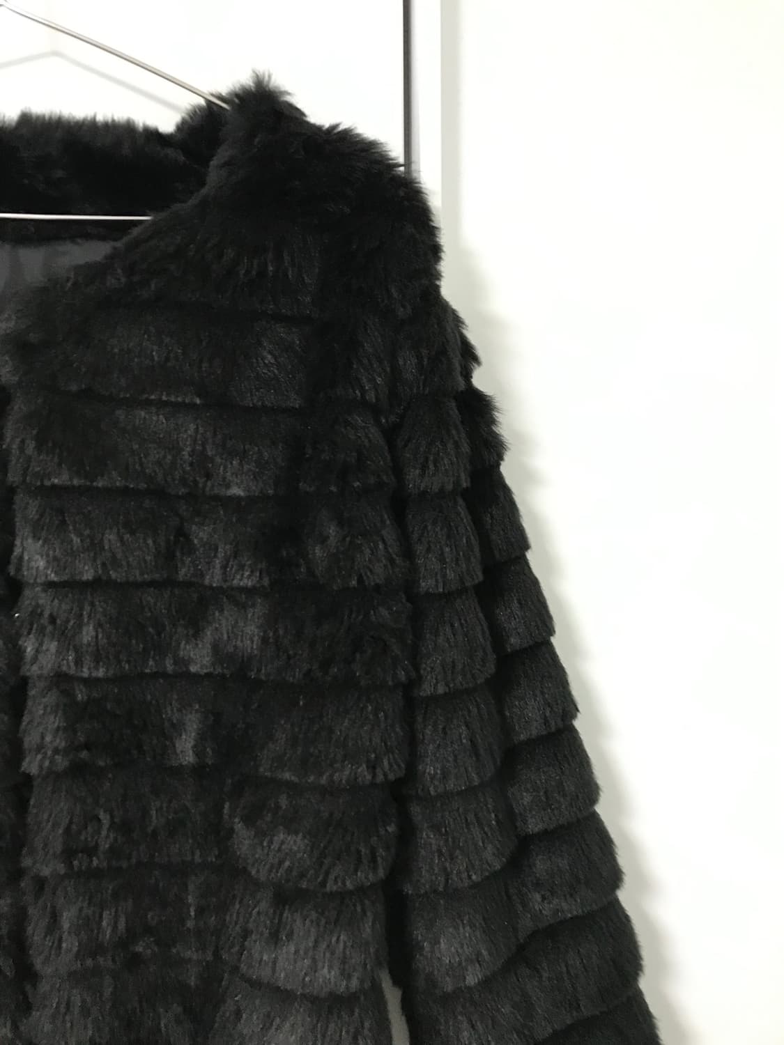 vintage black fur jacket 상품이미지7