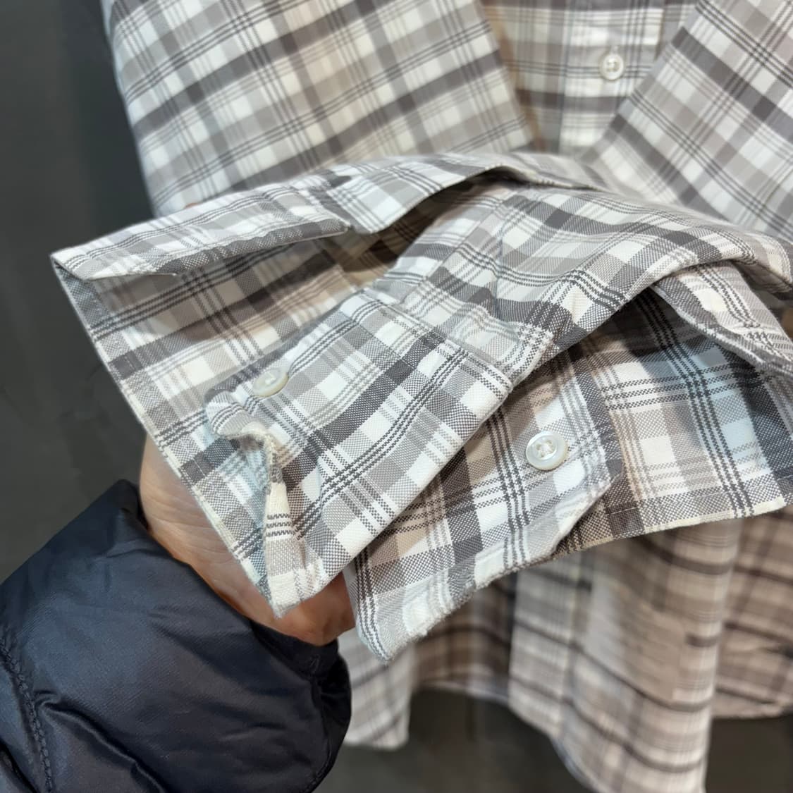 [4] THOM BROWN 톰브라운 체크 셔츠 상품이미지2