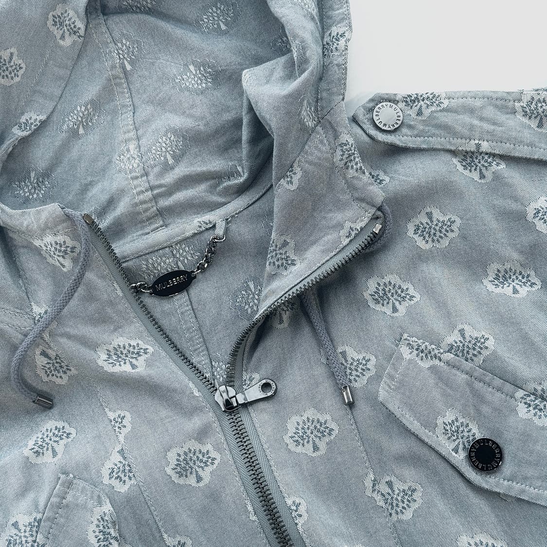 멀버리 Mulberry 로고 모노그램 후드 파카 상품이미지3