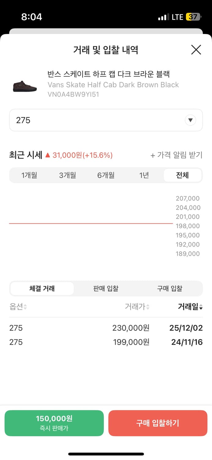 반스 스케이트 하프캡 다크브라운 상품이미지4