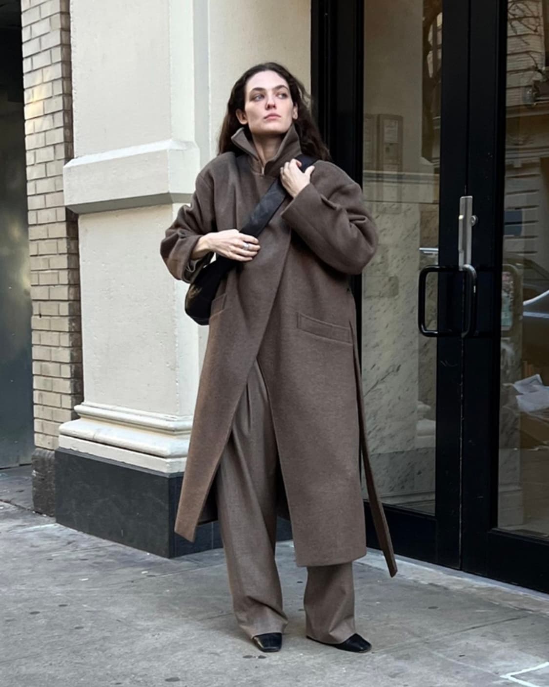 kindersalmon Carmen Coat - deep brown 상품이미지5