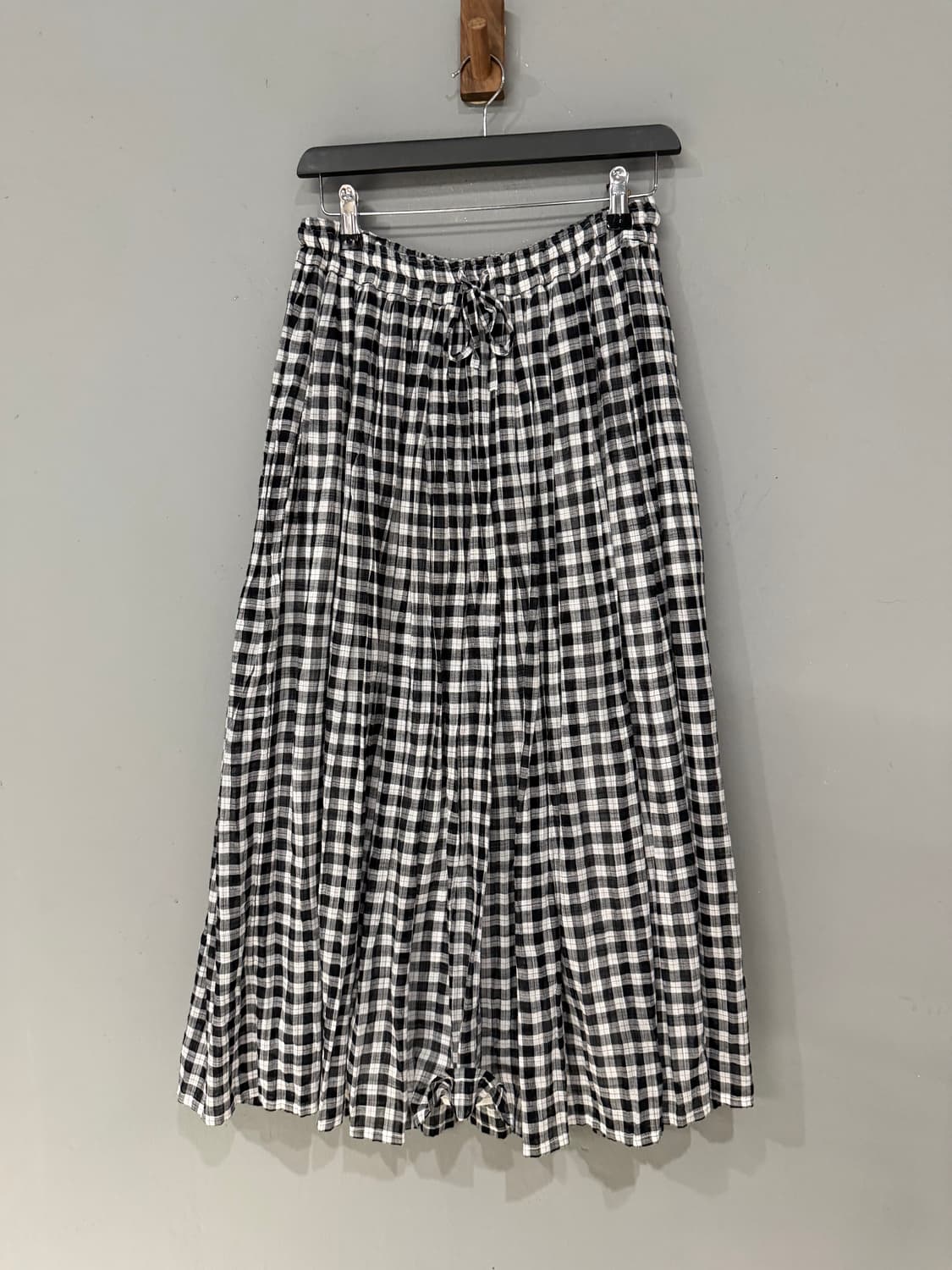 check pattern long skirt 상품이미지5