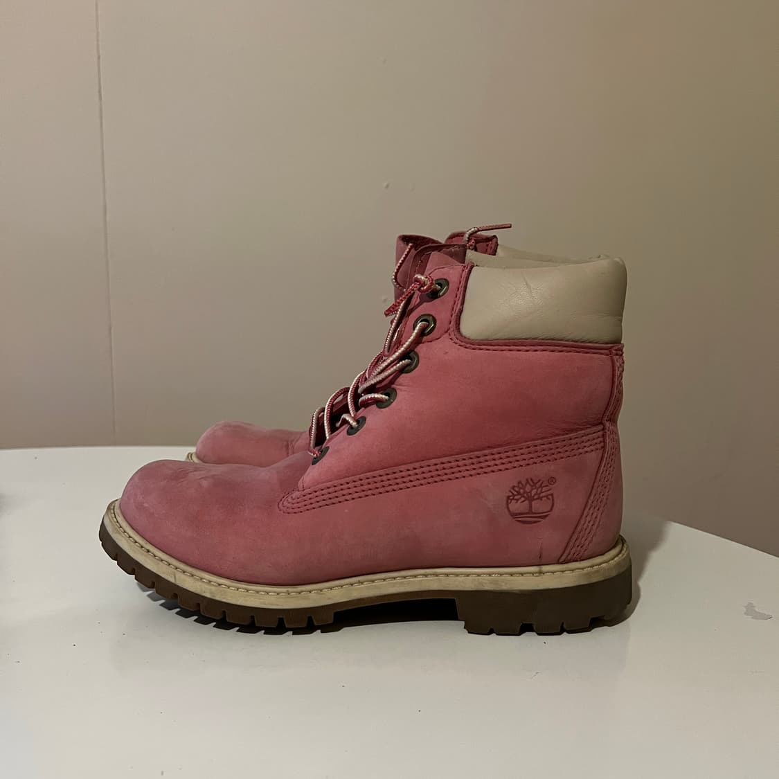 팀버랜드 6인치 프리미엄 핑크 부츠 상품이미지2