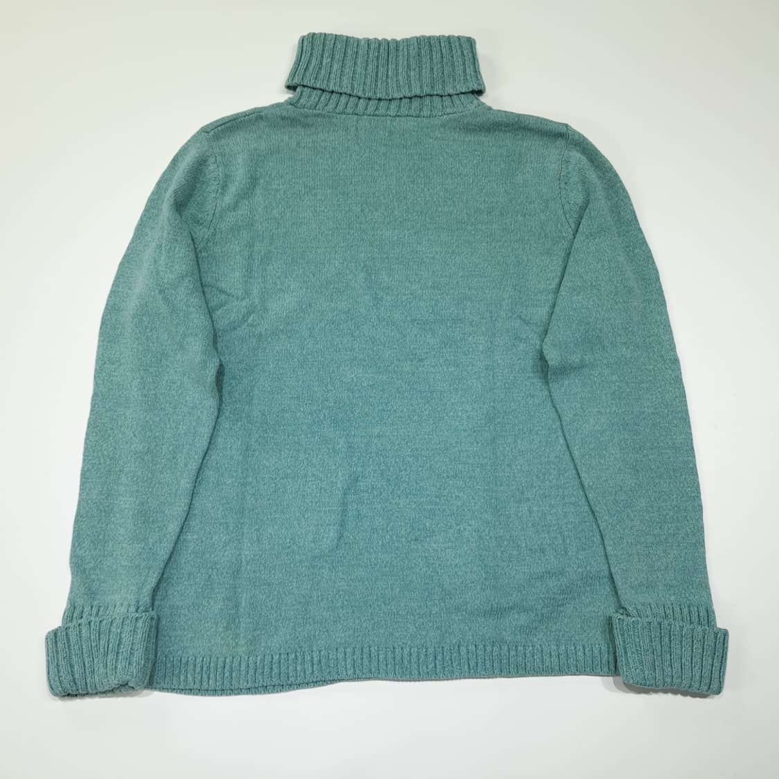 CL352 XL 엘엘빈 00s 터틀넥 민트그린 니트 스웨터 상품이미지6