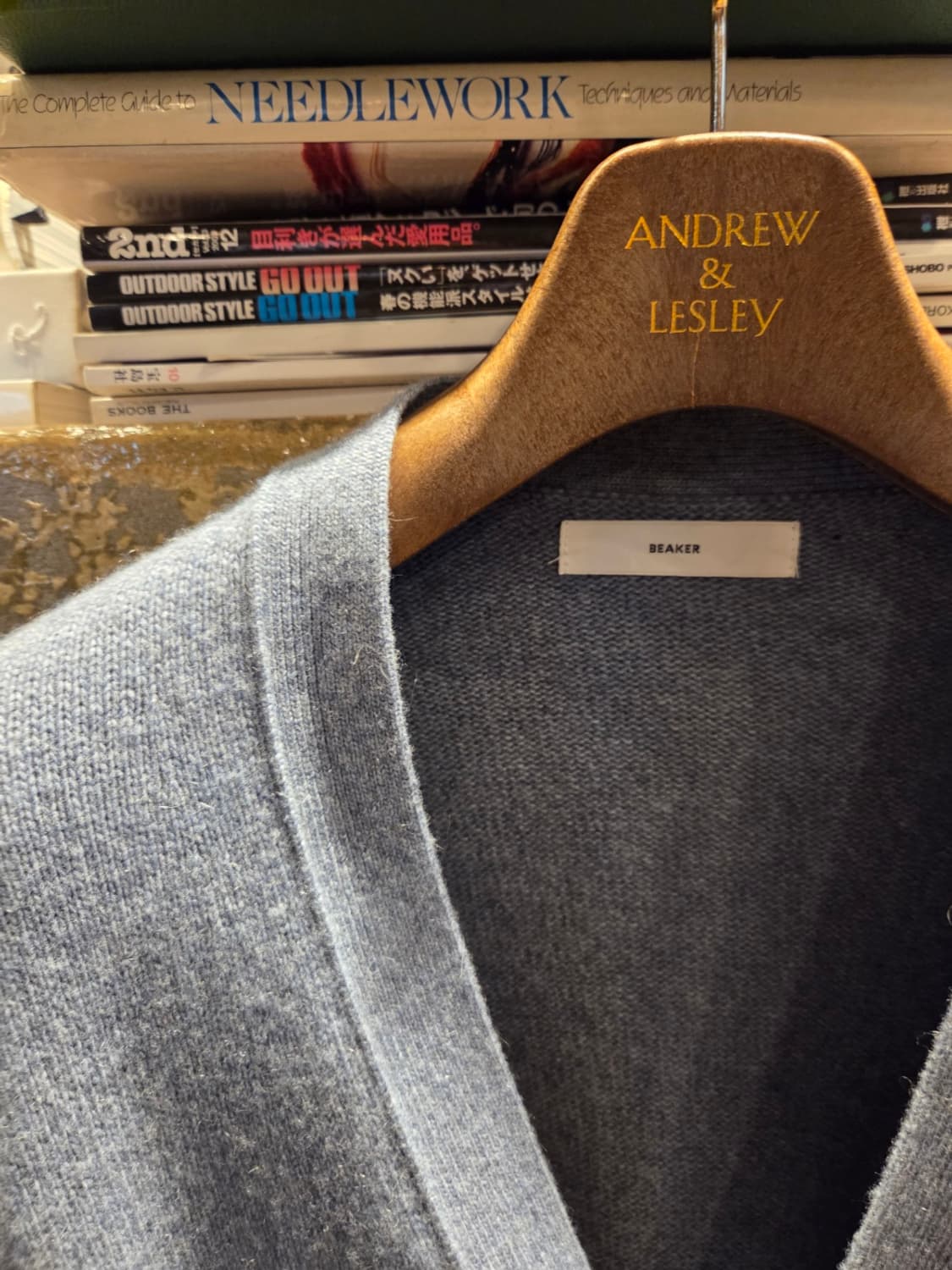 비이커 램스울 카디건 상품이미지5