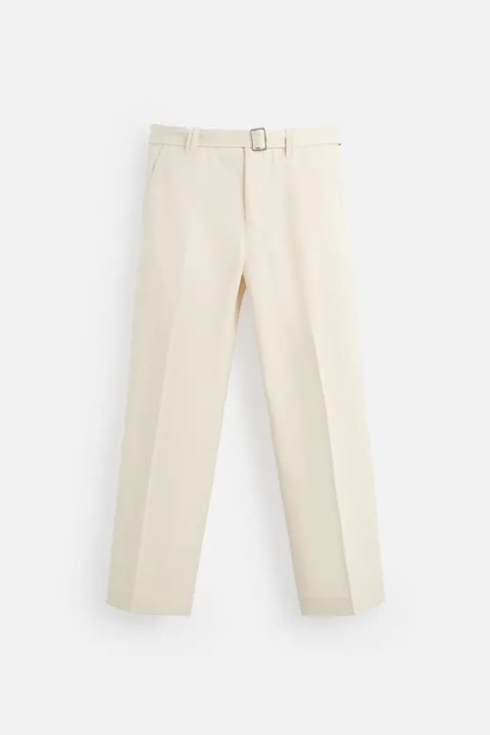 자라 25ss 맨즈 에디션 에크루 면팬츠 상품이미지4