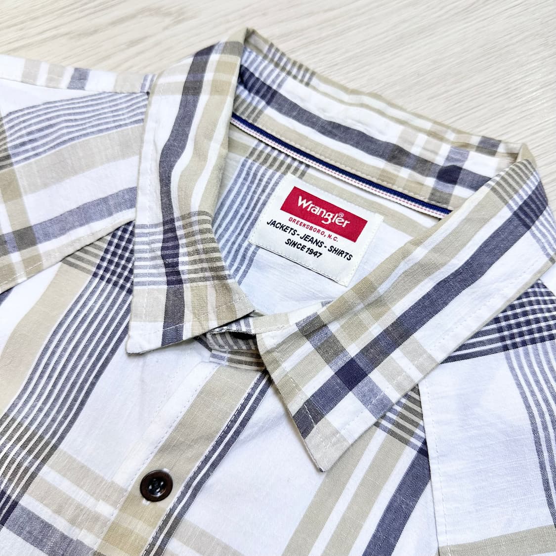랭글러 웨스턴 체크셔츠 상품이미지3