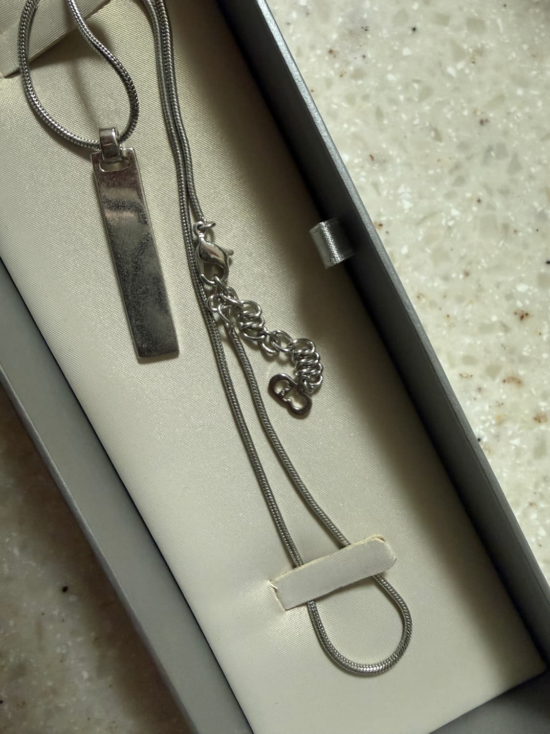 디올 Christian Dior 실버 목걸이 상품이미지3