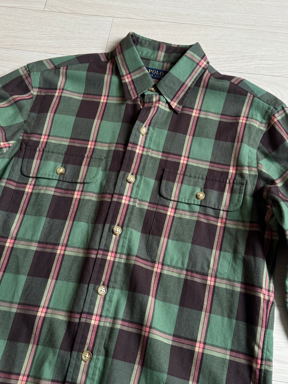 폴로 랄프로렌 체크 셔츠 상품이미지4